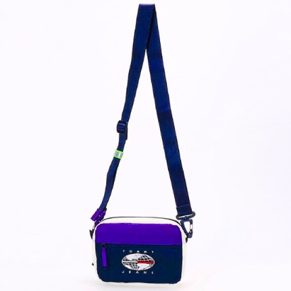NWT Tommy Hilfiger Bag Crossbody Crossover Messenger Mens Womens Camera Jeans - Picture 10 of 11